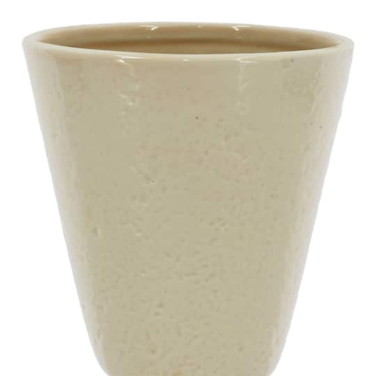 10" Ivory Ceramic Urn Vase by Ashland®